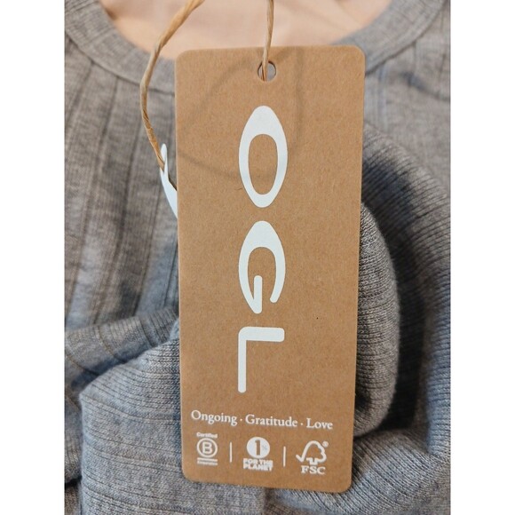 NWT Ogl Move Wide Rib Scoop Brami Tank Small Built-in Bra Stretch Minimalist - Picture 8 of 8